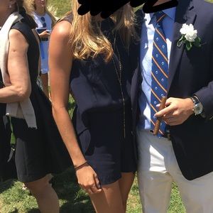 Navy Club Monaco open backed romper